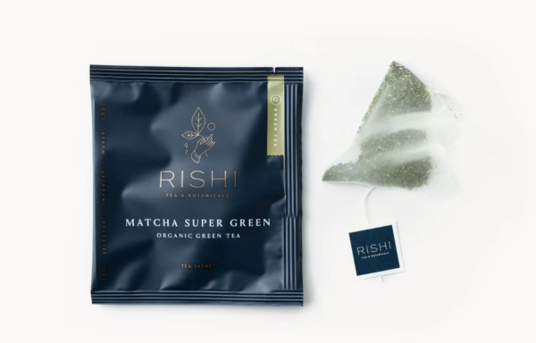 Rishi Super Green Matcha Tea Sachets – 50ct